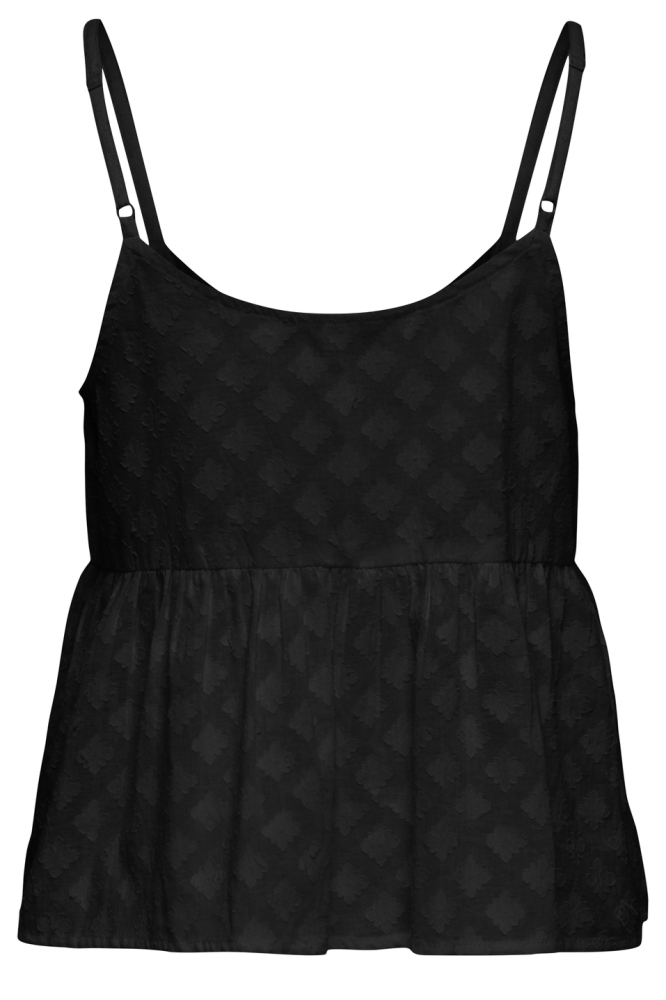 ONLARABELLA S/L TIE TOP OX WVN 15365872 BLACK